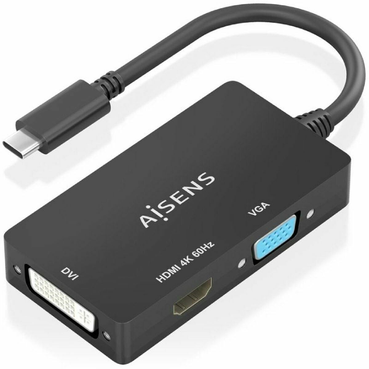 Adaptador USB-C para VGA/HDMI/DVI Aisens A109-0954 15 cm