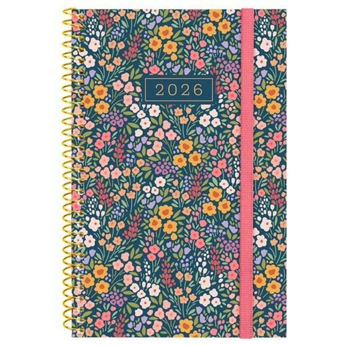 Agenda Finocam DESIGN COLLECTION Flora 11,7 x 18,1 cm 2026