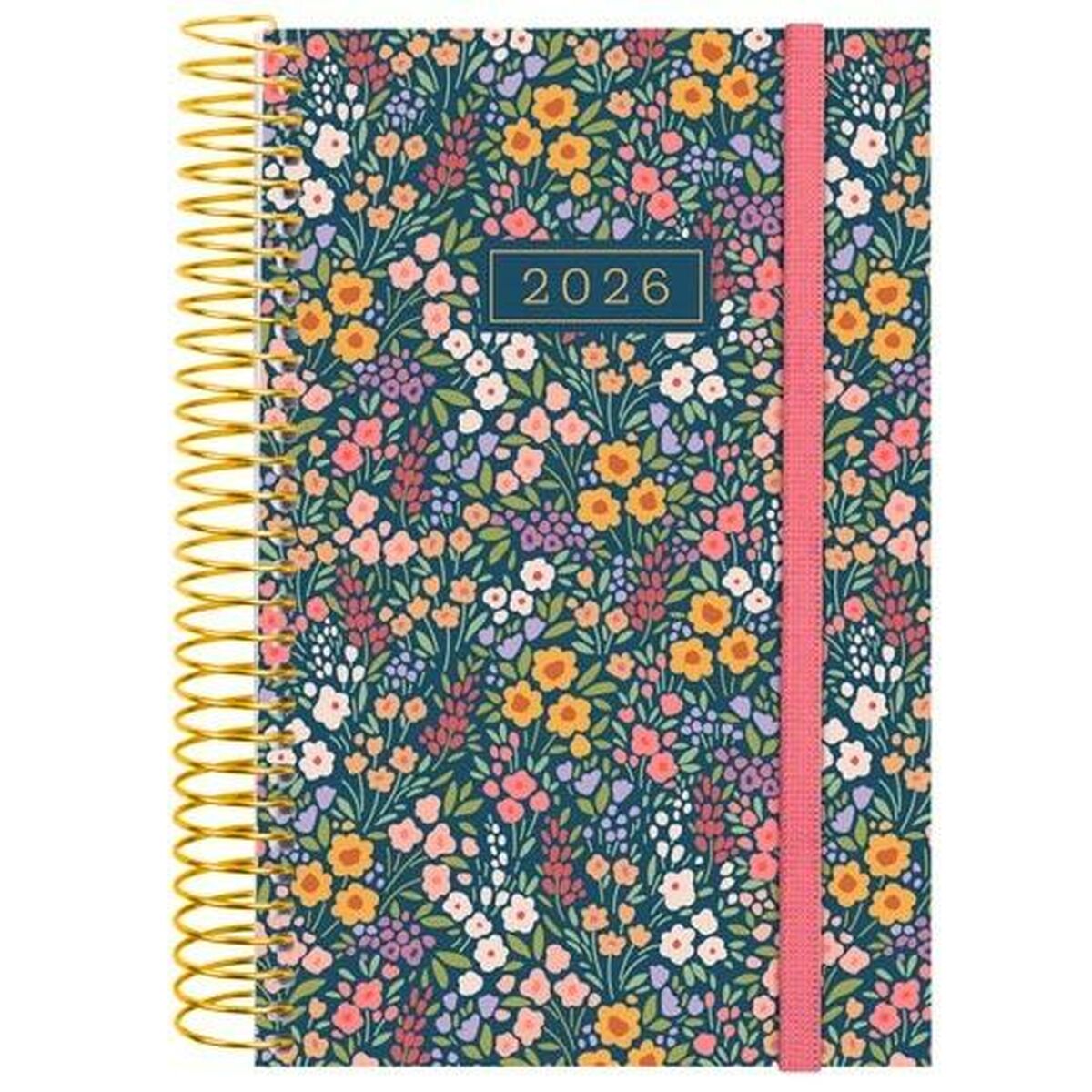 Agenda Finocam DESIGN COLLECTION Flora 11,7 x 18,1 cm 2026