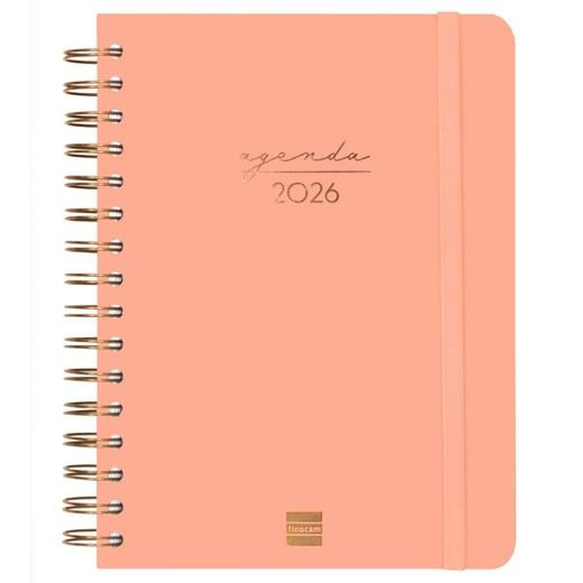 Agenda Finocam Alma Coral A5 15,5 x 21,2 cm 2026