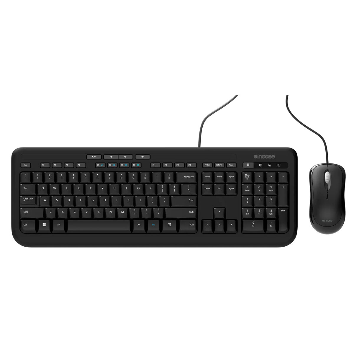 Teclado e Rato Incase APB-00008 Preto Alemão QWERTY