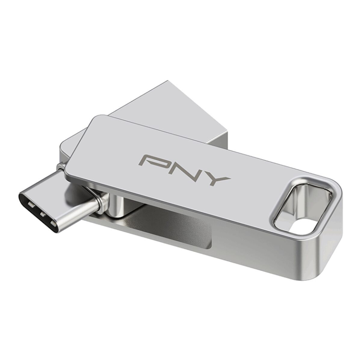 Memória USB PNY PFDI64GDULINKTYCG Prateado Aço 64