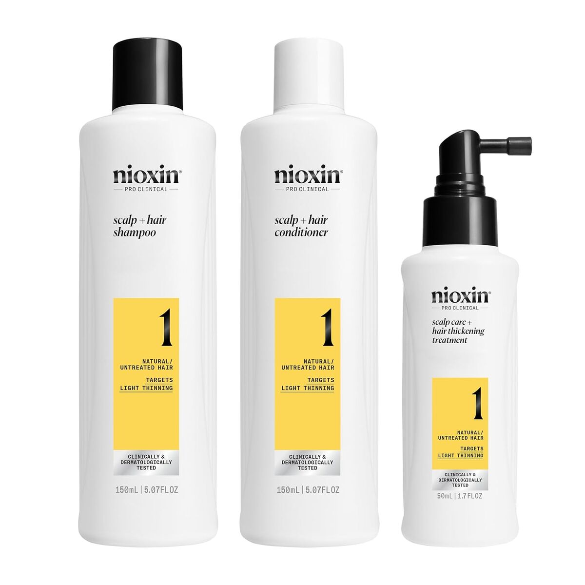 Tratamento Antiqueda Nioxin Trial Kit System 1 3 Peças