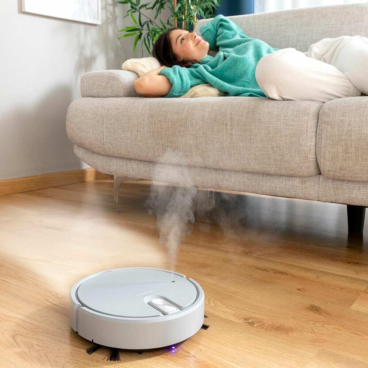 Robot Aspirador Recarregável Multifunções 5 em 1 InnovaGoods (Recondicionado A)