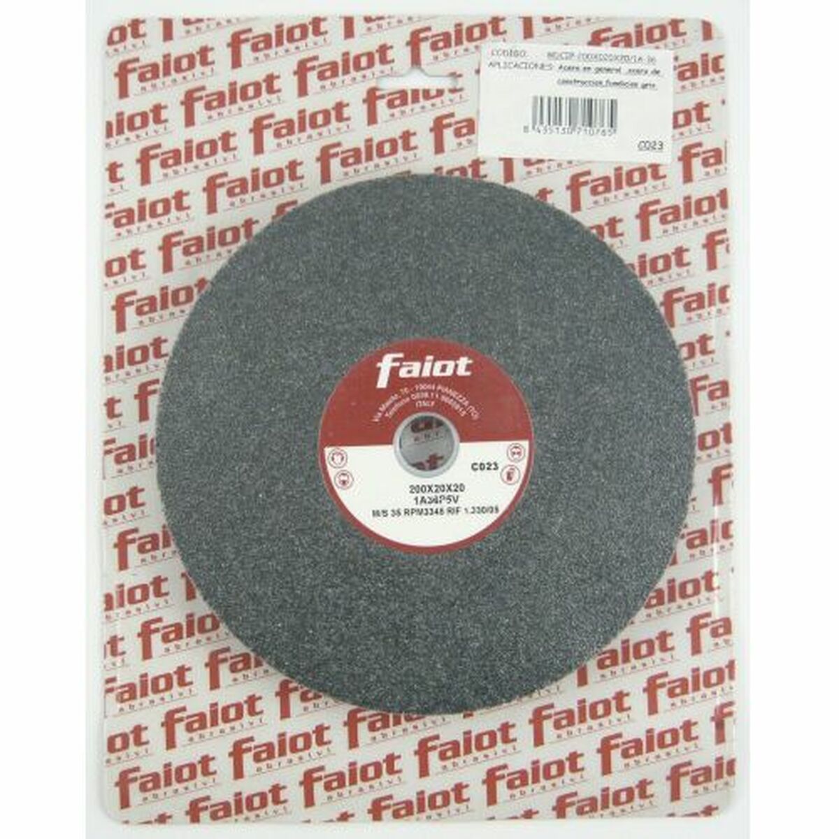 Rodas abrasivas FAIOT 200 mm 32 mm