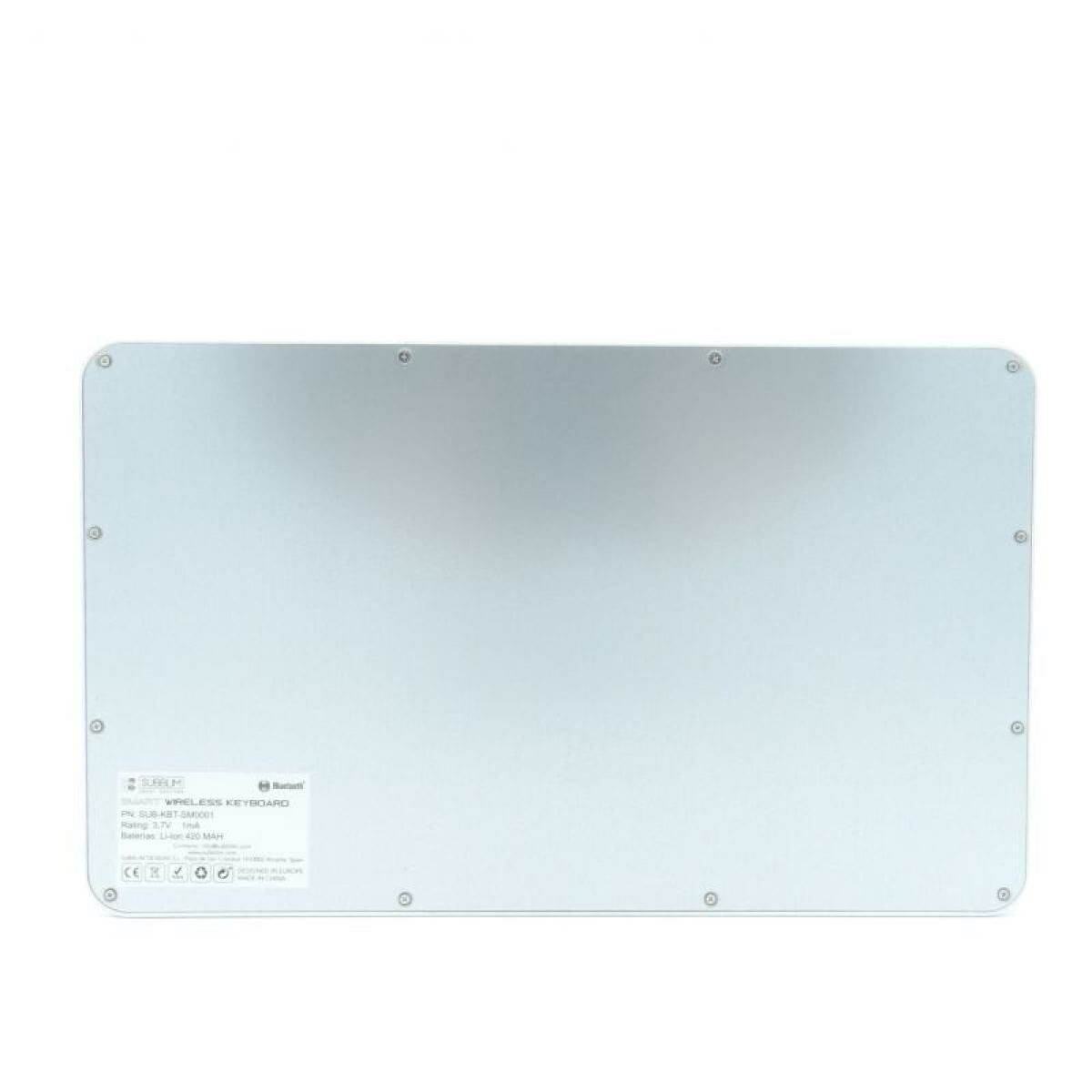 Teclado Bluetooth Subblim SUB-KBT-SM0001 Azul Prateado Qwerty espanhol
