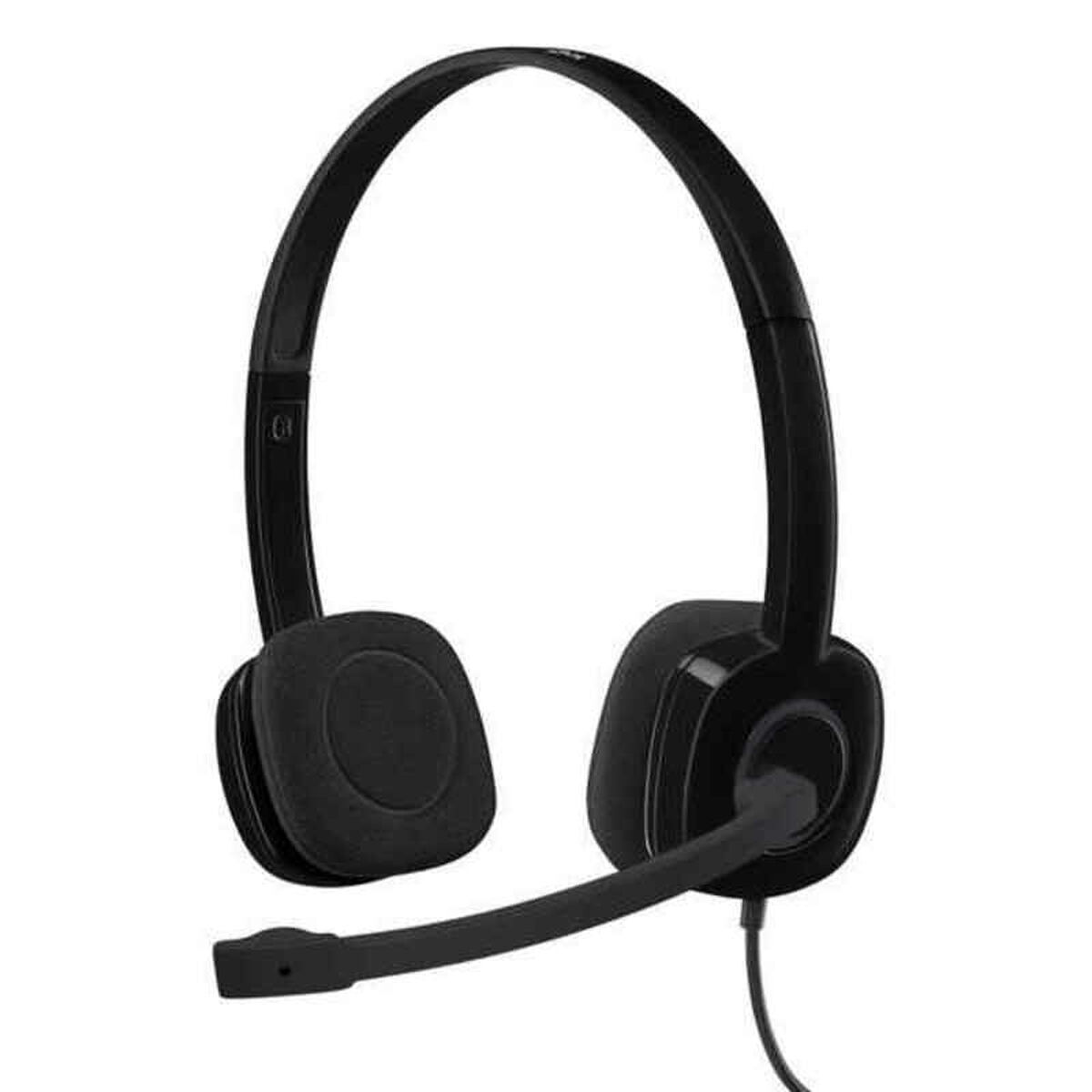 Auriculares com microfone Logitech H151 Preto