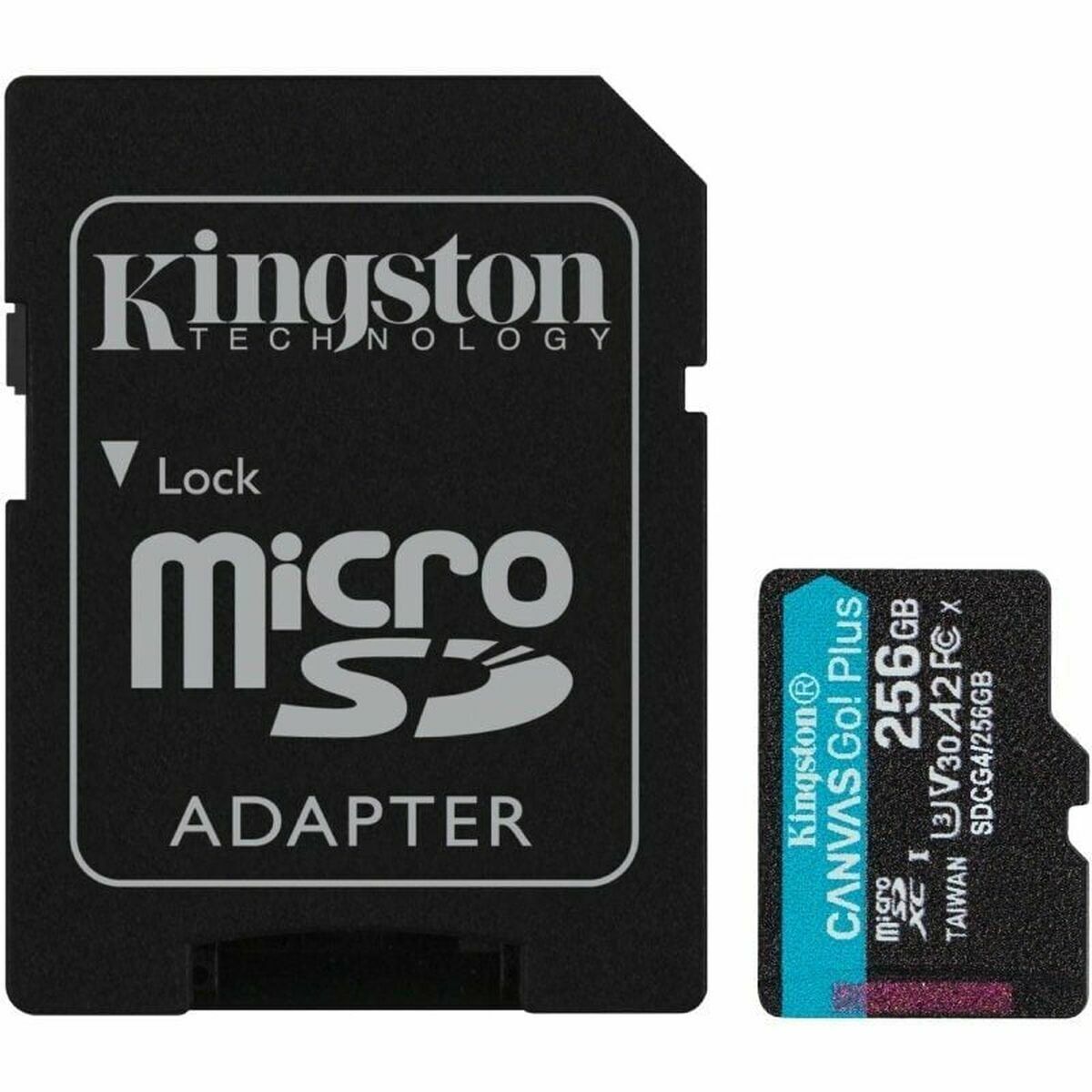 Cartão de Memória Micro SD com Adaptador Kingston SDCG4/256GB 256