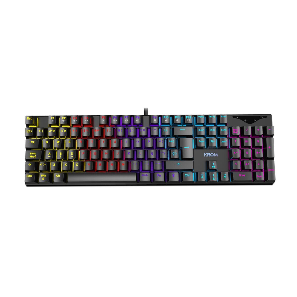Teclado Krom Kasic Preto Qwerty US