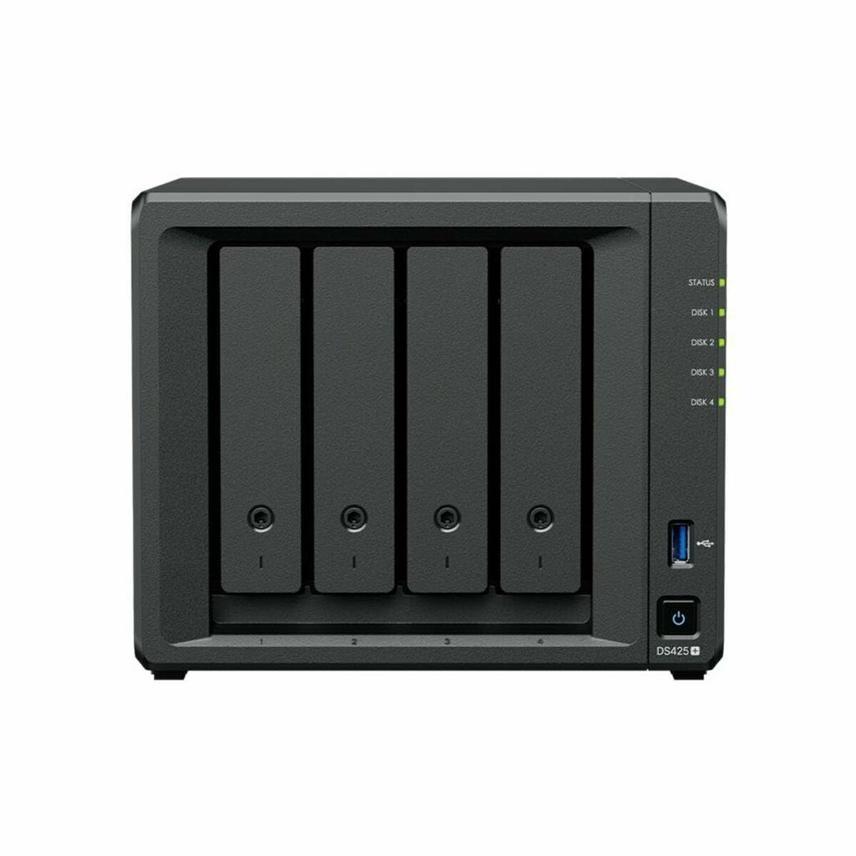 Armazenamanto em Rede NAS Synology DS425+ Preto Intel Celeron J4125