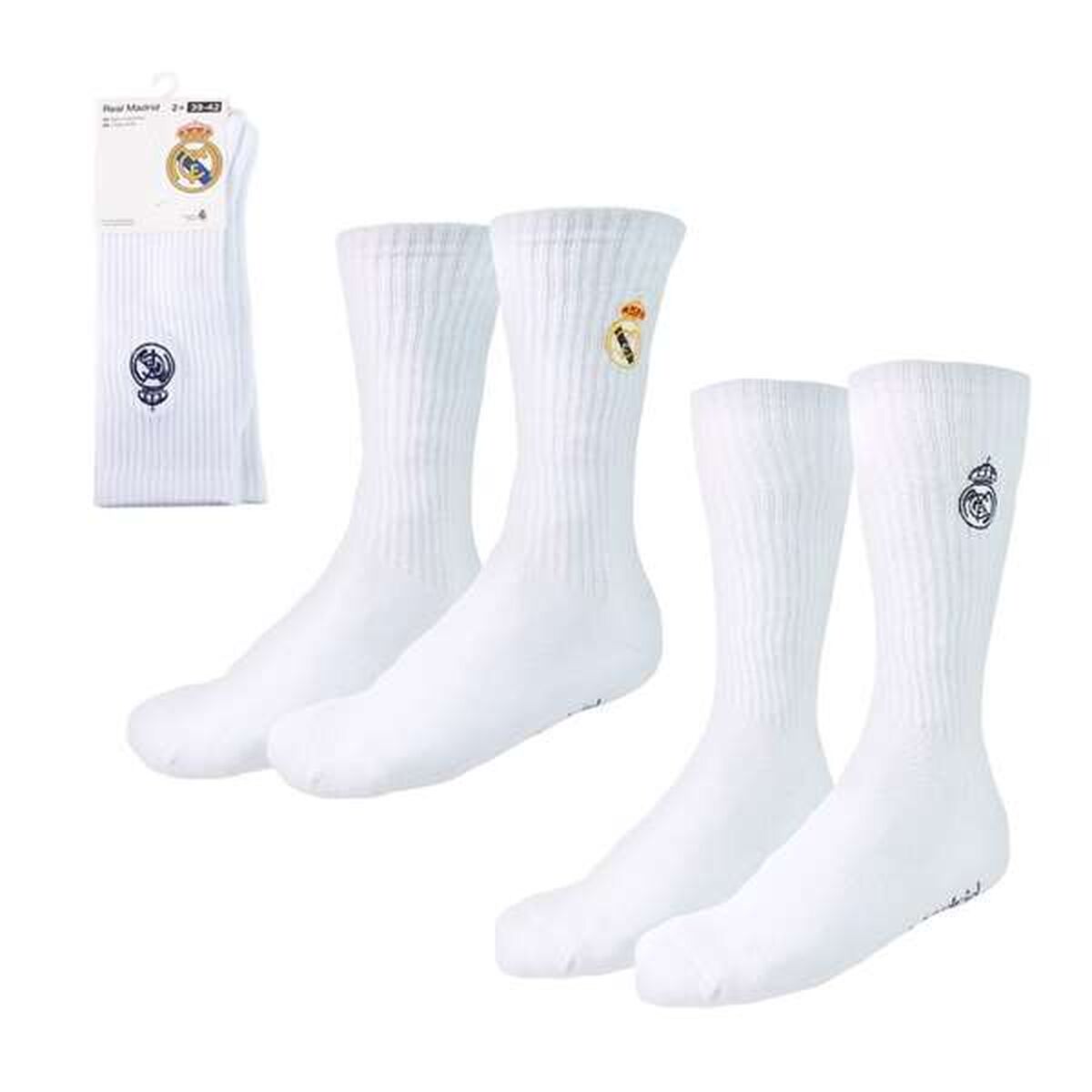 Meias Real Madrid C.F. Branco Tamanho único