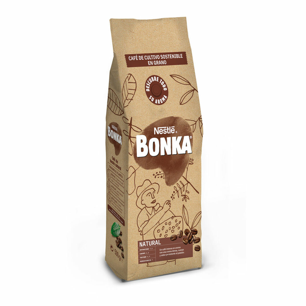 Café em grão Bonka NATURAL 500g