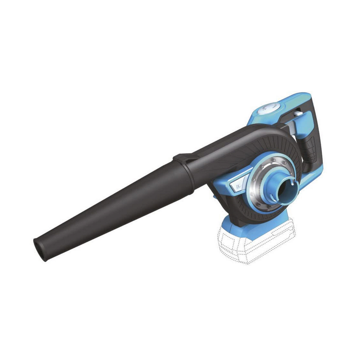 Soprador Koma Tools Pro Series 20 V Aspirador