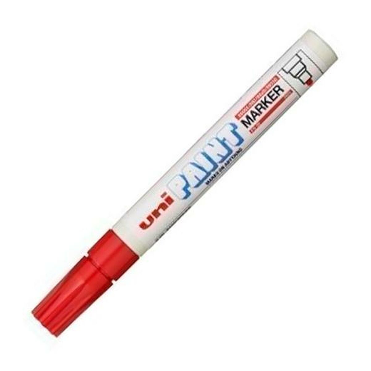 Rotulador permanente Uni-Ball Paint Marker PX-20 Vermelho