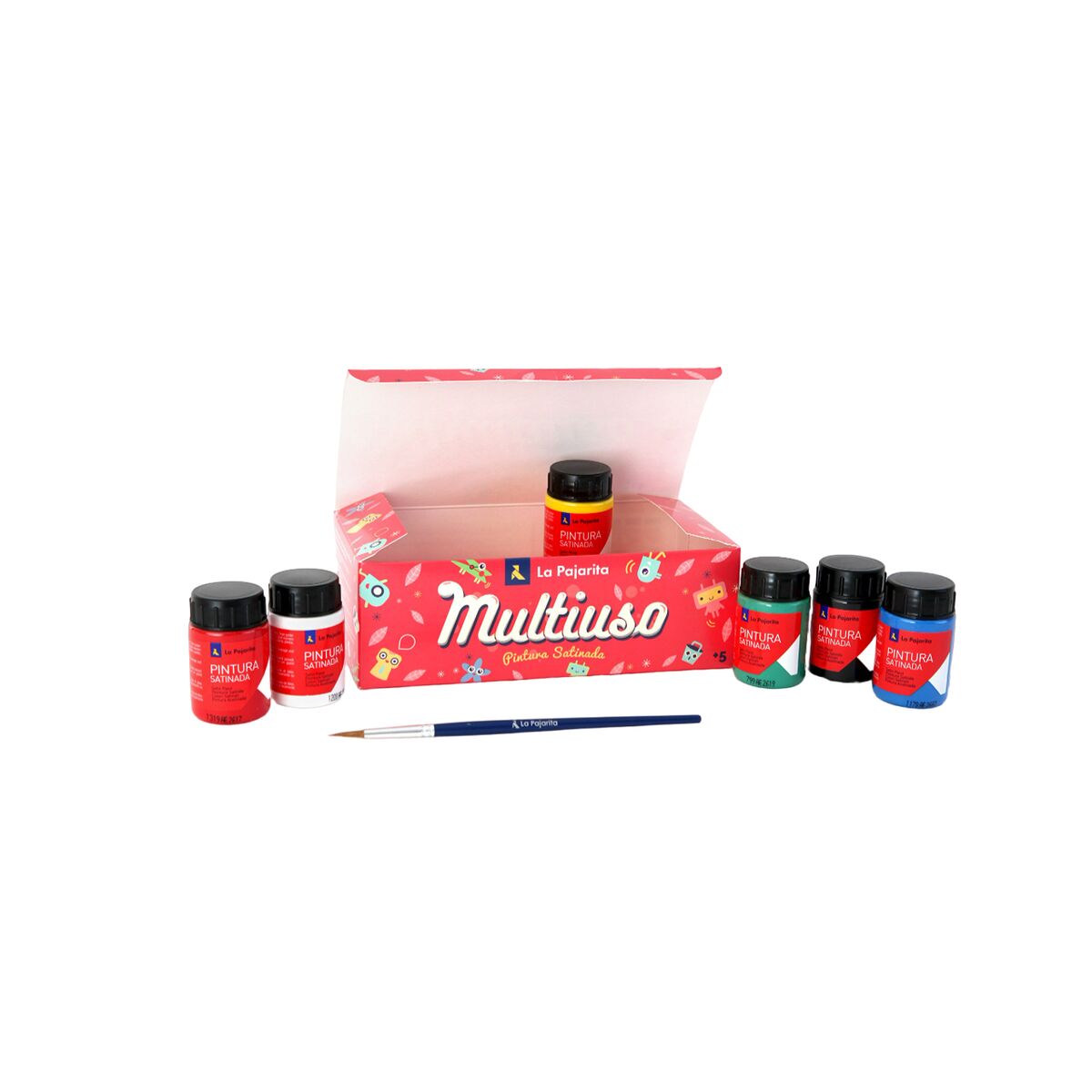 Têmperas La Pajarita Multicolor 35 ml (6 Peças)