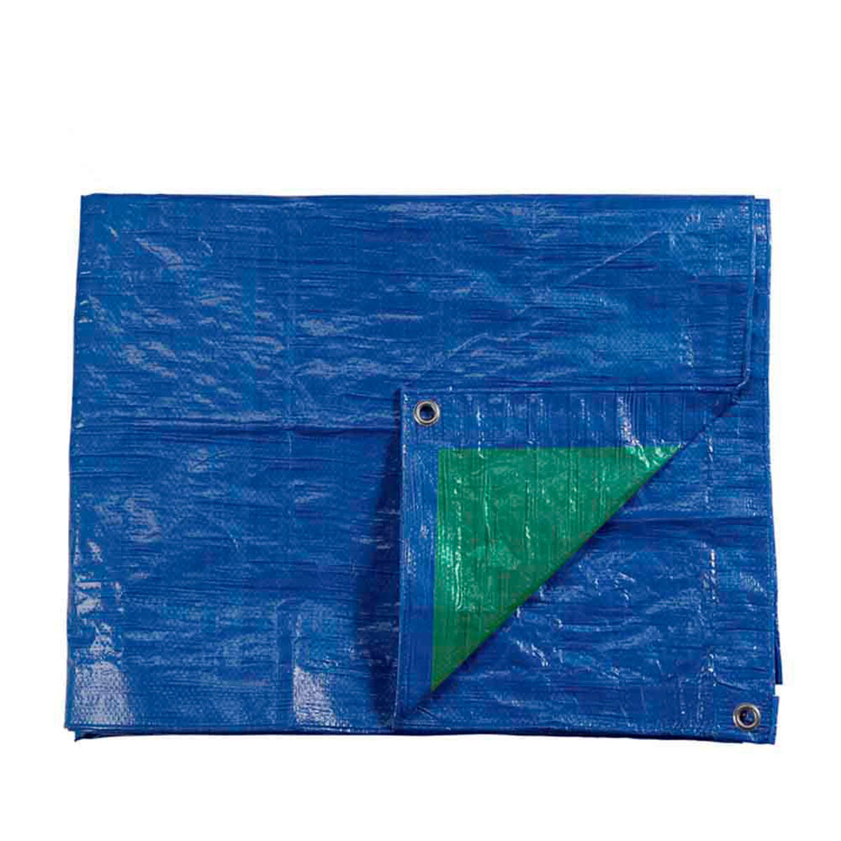 Toldo EDM 74990 Azul Verde Azul/Verde Polietileno 90 g/m² 2 x 3 m Dupla face