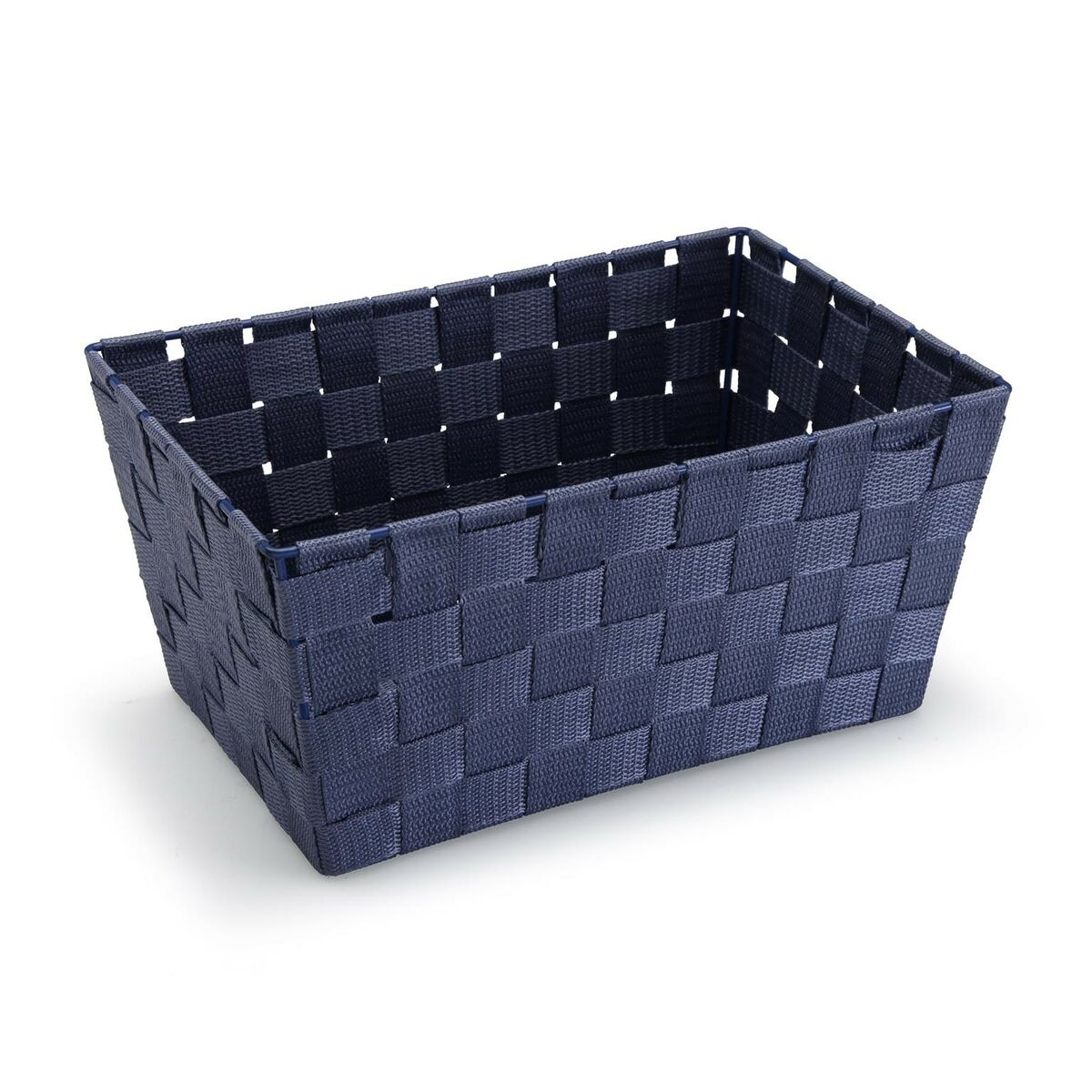 Cesta Multiusos Versa 20 x 15 x 30 cm Azul escuro Grande