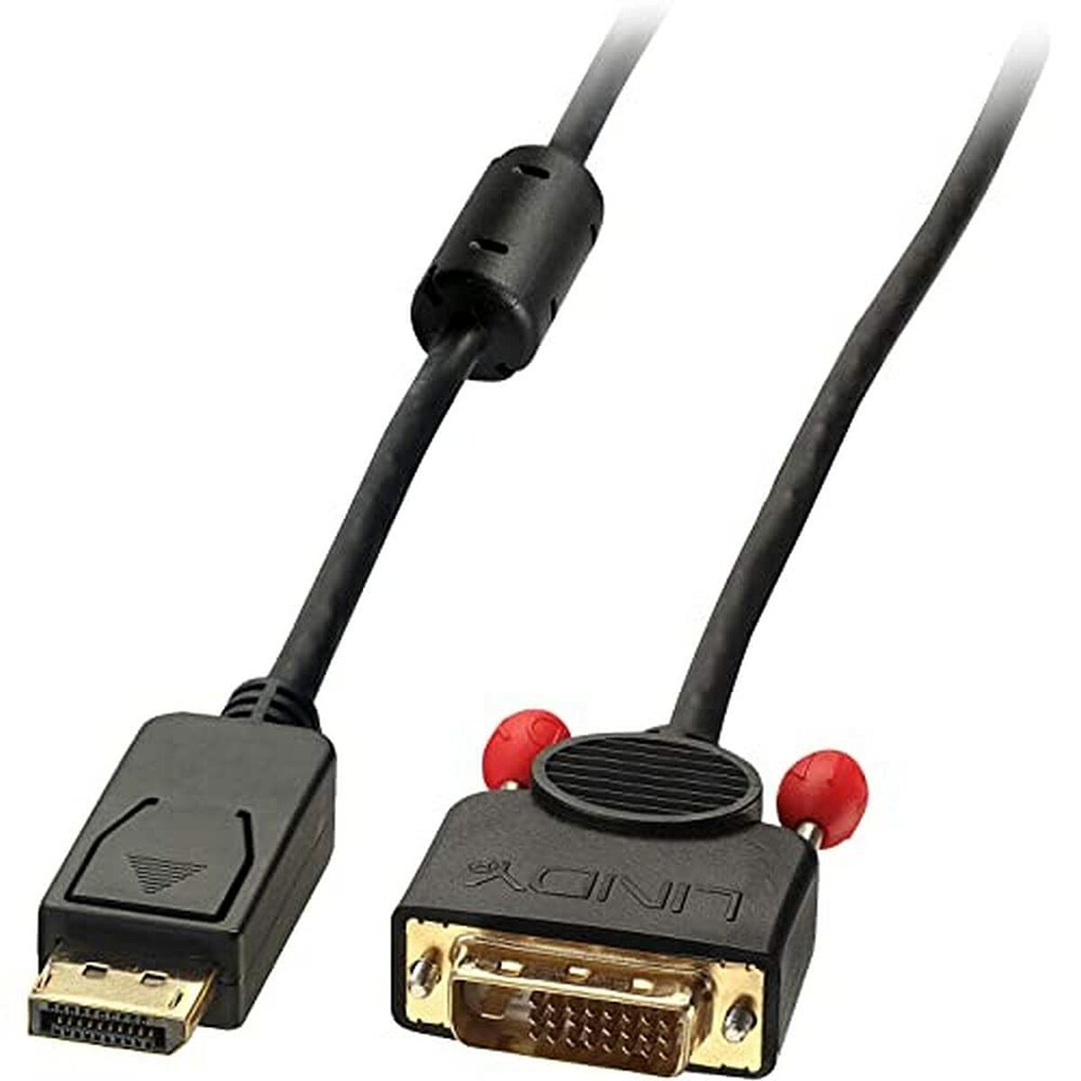 Adaptador DisplayPort para adaptador DVI LINDY 41489 Preto