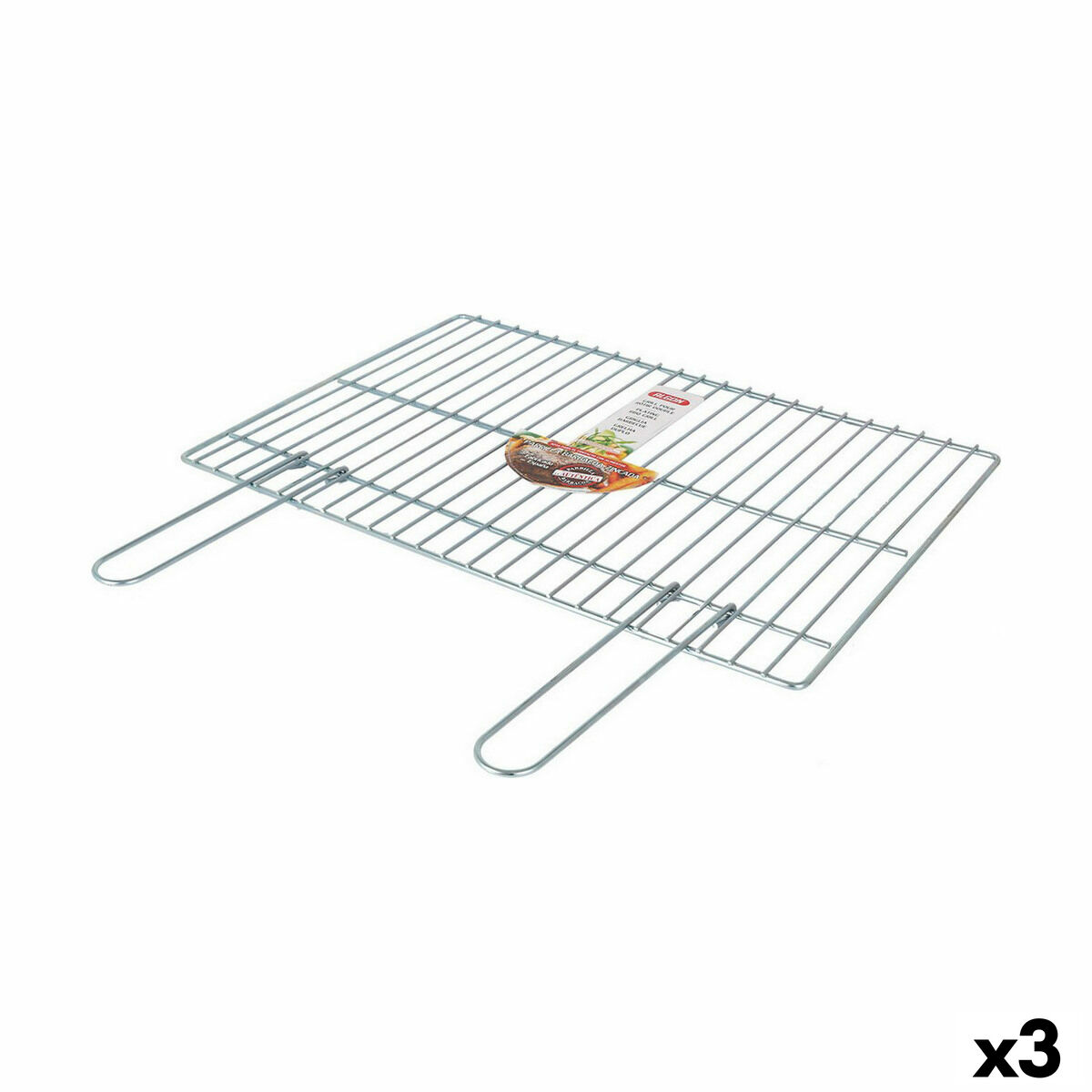 Grelhador Algon Algon Churrasco 60 x 40 cm (3 Unidades)
