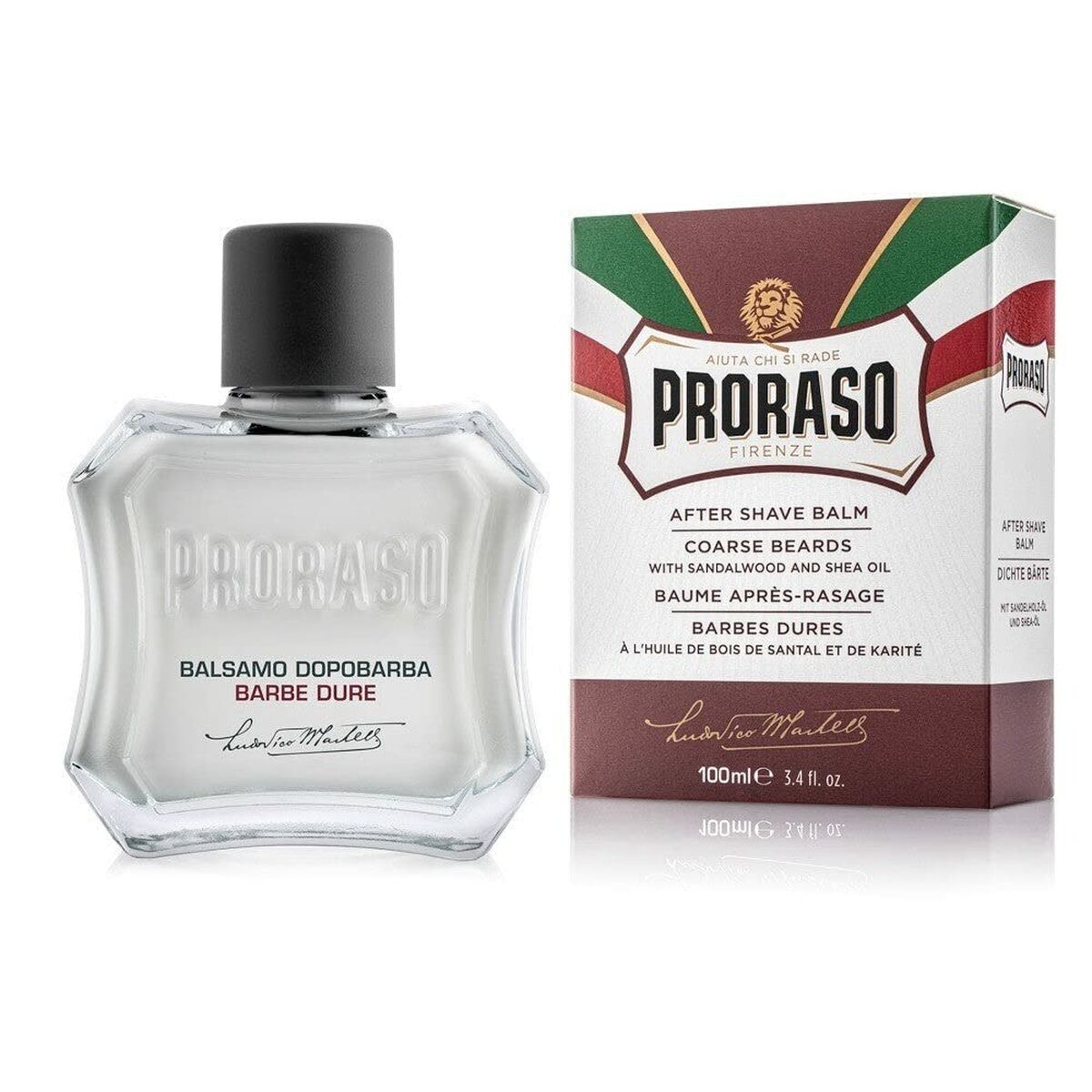 Bálsamo pós barba Proraso Barbe Dure 100 ml Suavizante
