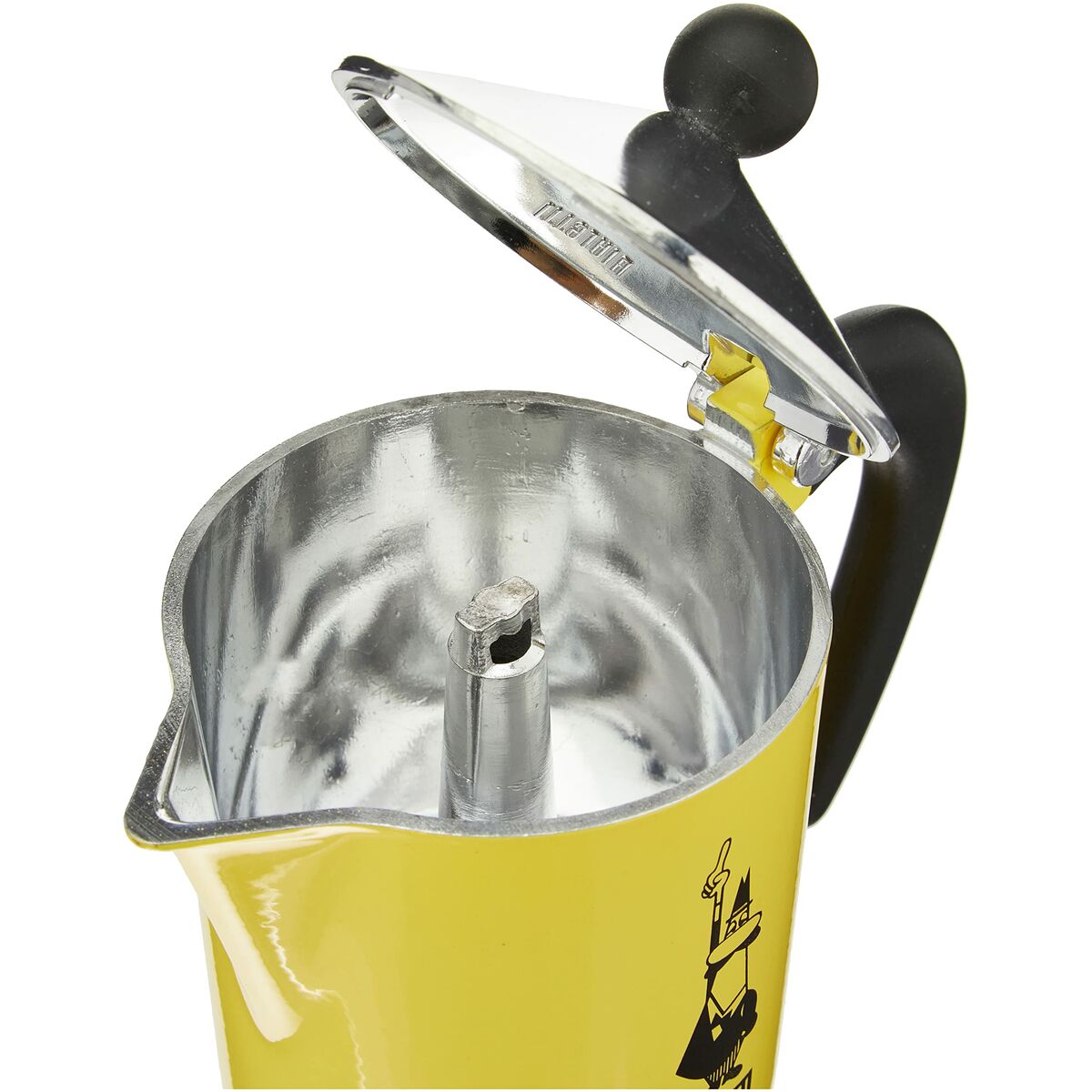 Cafeteira Italiana Bialetti Rainbow Amarelo Alumínio 300 ml