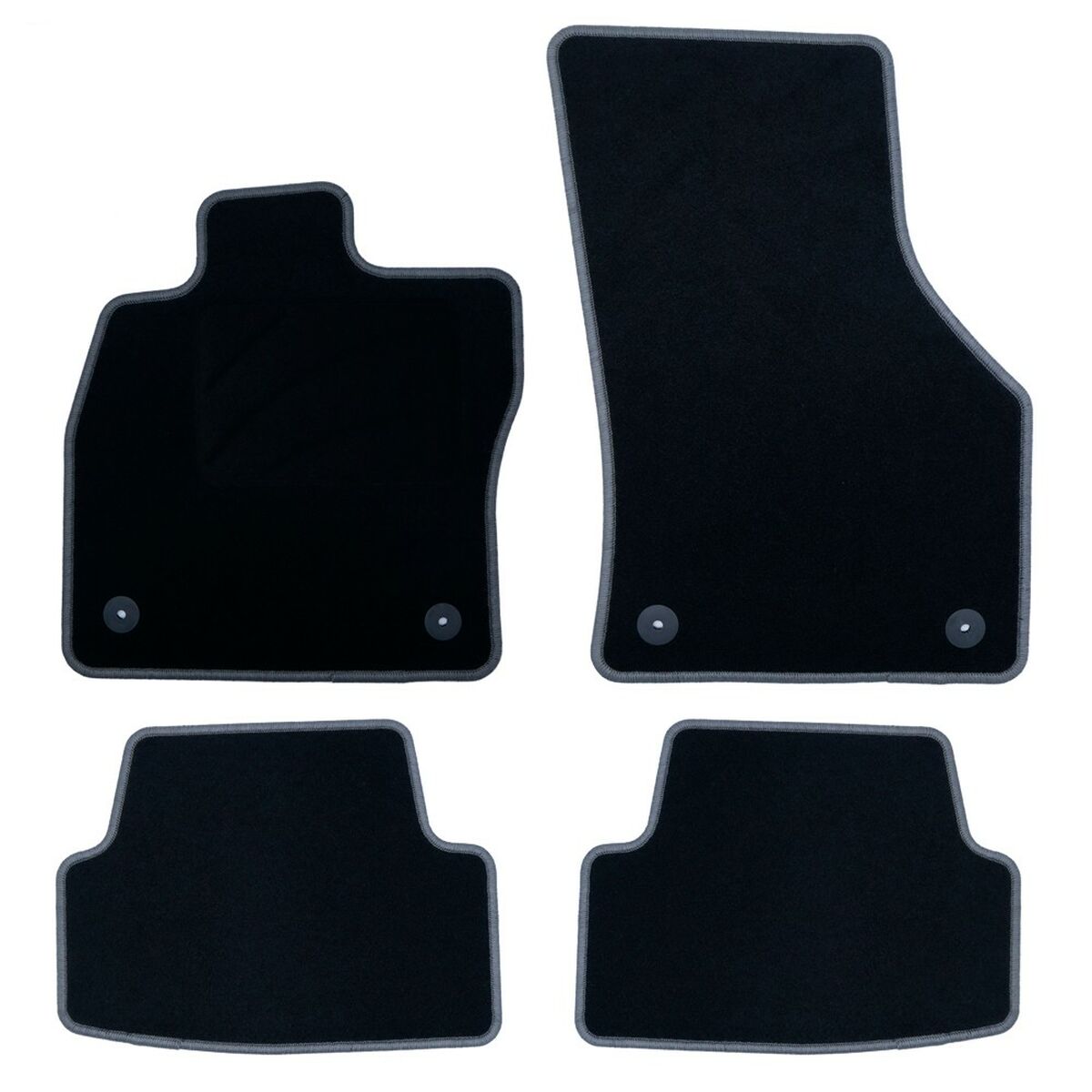 Tapete para o Carro OCC Motorsport OCCVW0022GD Cinzento escuro Cinzento