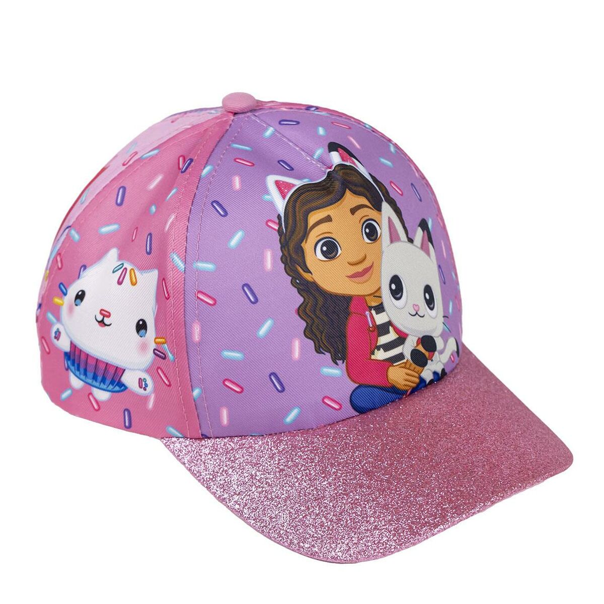 Boné Infantil Gabby's Dollhouse Cor de Rosa (53 cm)