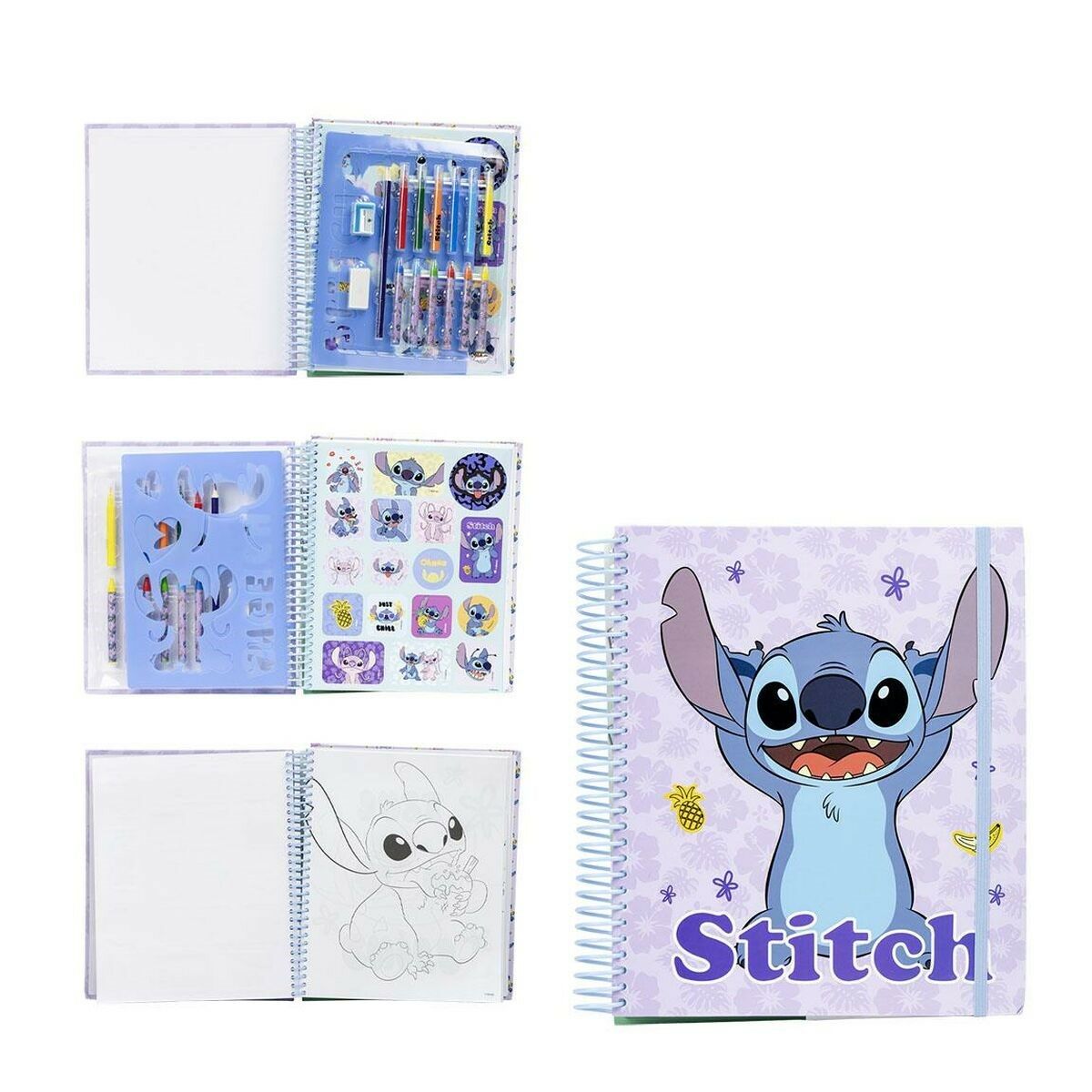 Conjunto de Desenho Stitch