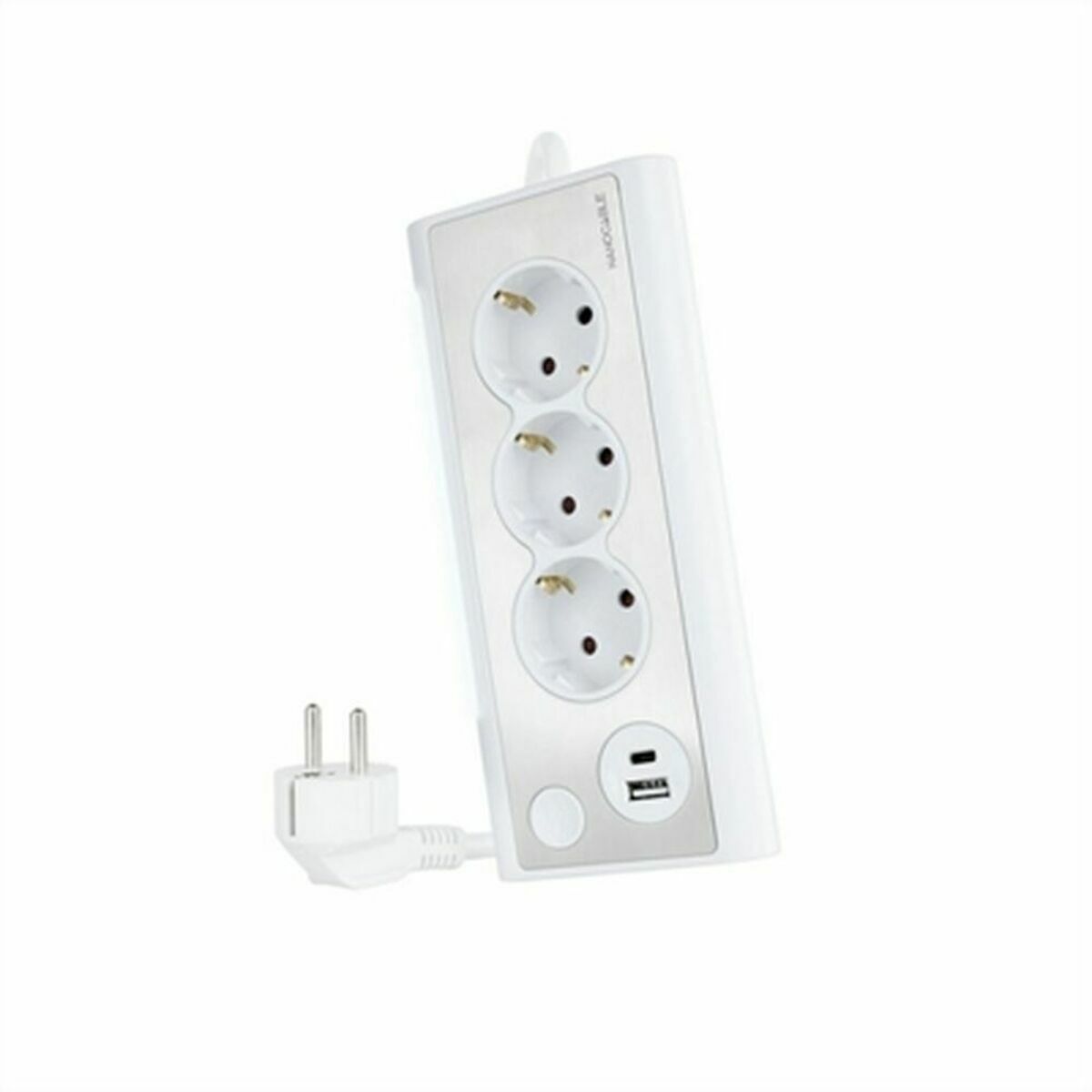 Extensor 3 Tomas Schuko NANOCABLE 10.37.0013-W Branco (1,5 m)