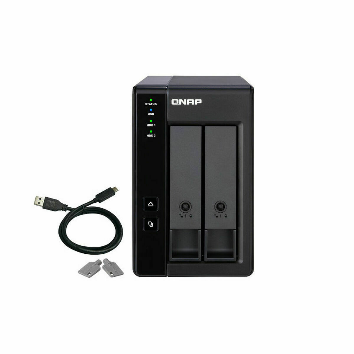Armazenamanto em Rede NAS Qnap TR-002 Preto