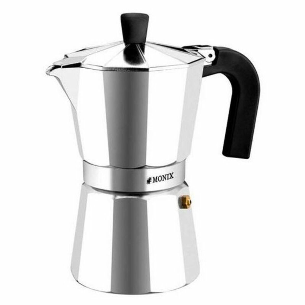Cafeteira Italiana Monix Braisogona_M620003 Prateado Alumínio