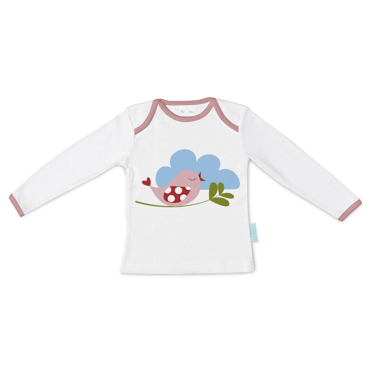 Shirt Infantil HappyFriday Mr Fox Little Birds Multicolor 18-24 meses