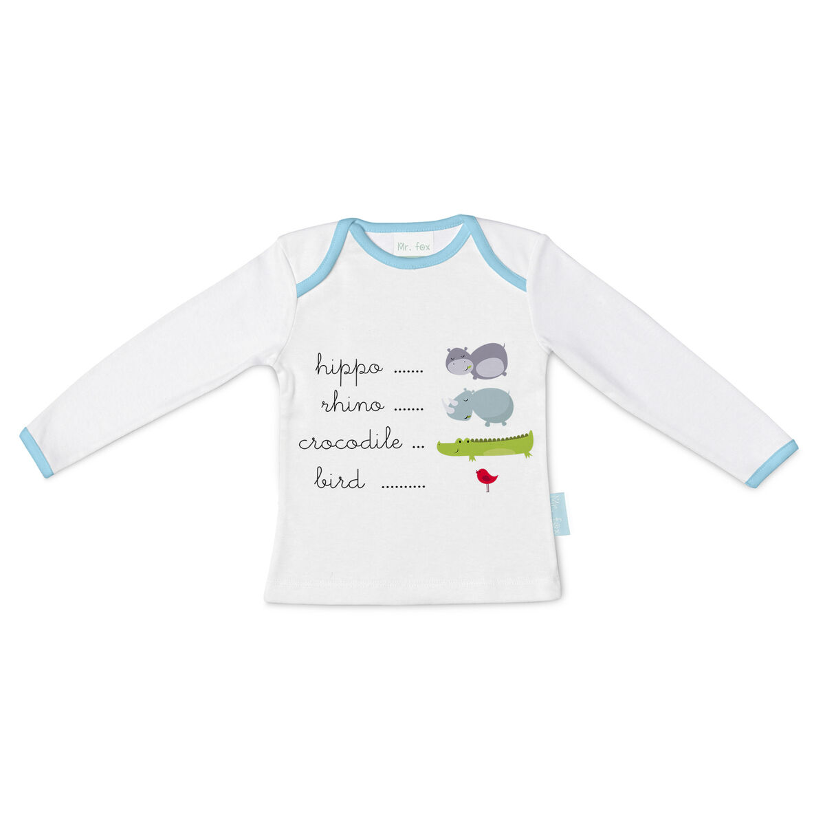 Shirt Infantil HappyFriday Mr Fox Hippo Multicolor 12-18 Meses