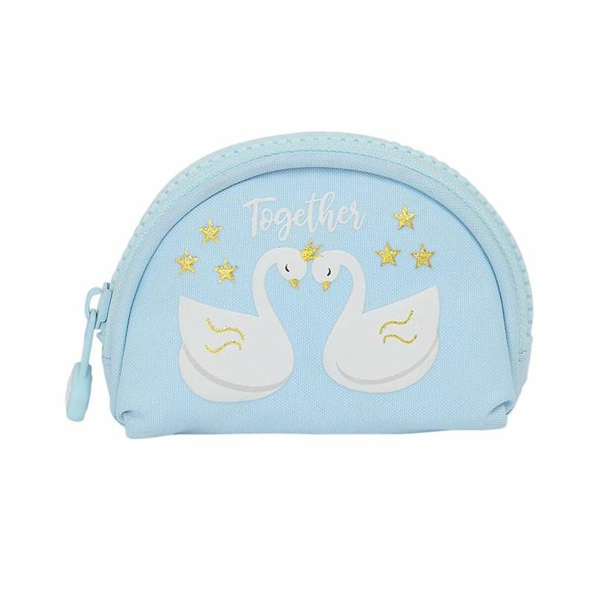 Porta-moedas Glowlab Kids Cisnes Azul 9,5 x 7 x 3 cm