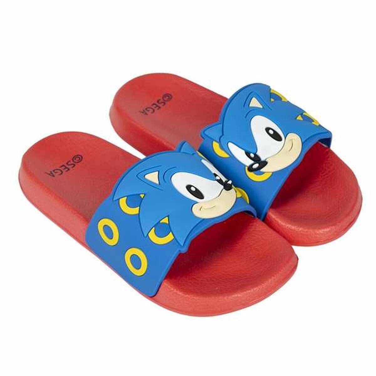 Chinelos para Crianças Sonic Azul Vermelho
